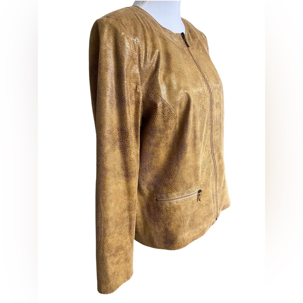 JM Collection Snake Print Jacket - Picture 13 of 16